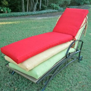 Blazing Needles Outdoor Patio Chaise Lounge Cushion Multicolor   93475 PRO 72 