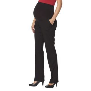 Liz Lange for Target Maternity Straight Leg Pants   Black L Short
