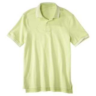 Merona Mens Interlock Polo Shirt   Luminary Green L Tall