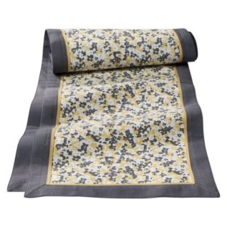 Threshold Ditsy Floral Table Runner   Yellow/Gray