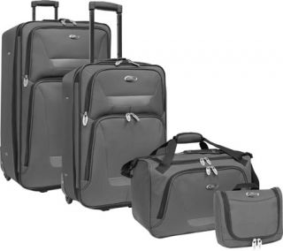US Traveler Westport 4 Piece Luggage Set   Gray Luggage Sets