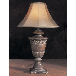 Anthony California Inc H6125AB Antique Bronze Urn Hydrocal Table Lamp   H6125AB