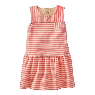 Carters Carter s Sleeveless Striped Dress   Girls 2t 4t, Orange, Orange, Girls
