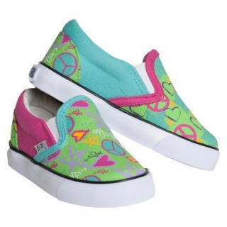 Toddler Girls Xolo Shoes Doodle 2 Twin Gore Canvas Sneakers   Multicolor 11