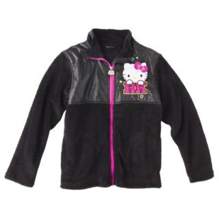 Hello Kitty Girls Fleece Jacket   Black 6
