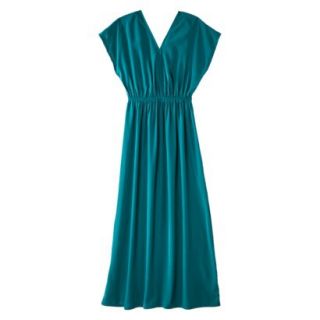 Merona Petites Short Sleeve Maxi Dress   Blue SP