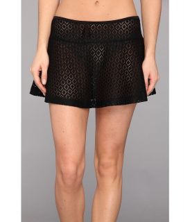 Body Glove Ivy Mini Skirt Cover Up Womens Swimwear (Black)