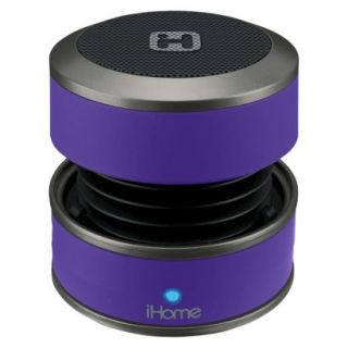 iHome Wireless USB Chargeable Portable Speaker   Purple (iBT60U)