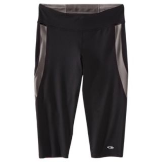 C9 by Champion Womens Fashion Run Knee Tight Capri   Black XS