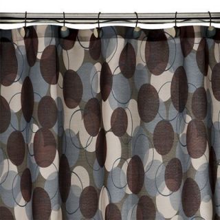 Modern Geo Fabric Shower Curtain   Multicolor (70x71)