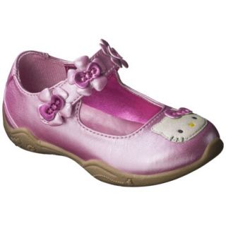 Toddler Girls Hello Kitty Mary Jane Shoe   Pink 10