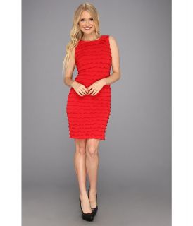 Calvin Klein Sleeveless Dress CD3A1C66 Womens Dress (Red)