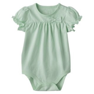 Circo Newborn Infant Girls Short sleeve Solid Bodysuit   Joyful Mint 3 6 M