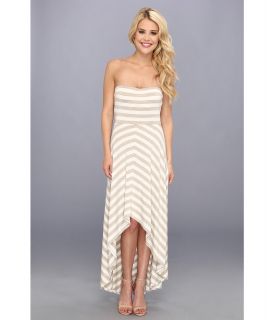 Calvin Klein Striped Cup Dress Womens Dress (White)