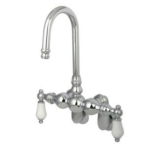 Elements of Design DT0821PL St. Louis Wall Mount High Rise Clawfoot Tub Filler
