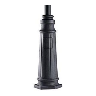 Kichler 9542BK Outdoor Light, Classic (Formal Traditional) Post Fixture Black Material (Not Painted)