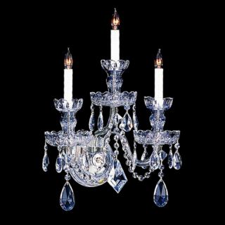 Crystorama 1143 CH CL S Traditional Swarovski Elements Crystal Wall Sconce  