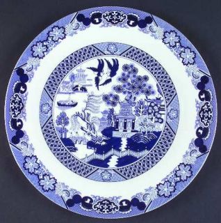 Bristol House China Bhx1 Dinner Plate, Fine China Dinnerware   Blue Willow Desig