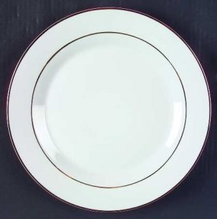  Emily Gold Dinner Plate, Fine China Dinnerware   Porcelain, China, Whit