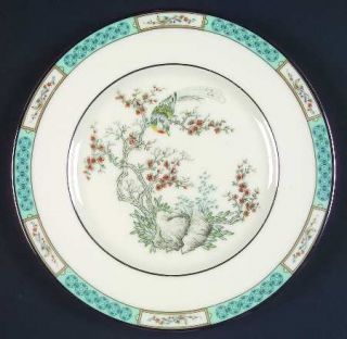 Lenox China Plum Blossoms Salad Plate, Fine China Dinnerware   Bird On Branch, A