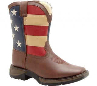 Boys Durango Boot BT245 8 Lil Durango   Brown/Union Flag Boots