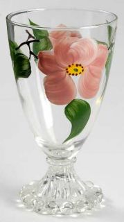 Franciscan Desert Rose (Usa Backstamp) Anchor Hocking Glassware Goblet, Fine Chi