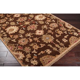 Hand Knotted Belper Hand Spun New Zealand Wool Rug (8x11)