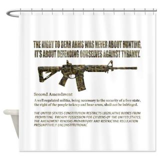  The 2nd Amendment   Shower Curtain  Use code FREECART at Checkout