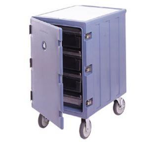 Cambro Double Camcart Food Storage Box Cart   Cutting Board, Dark Brown