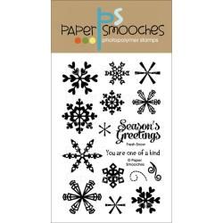 Paper Smooches 4 X6 Clear Stamps  Fresh Snow
