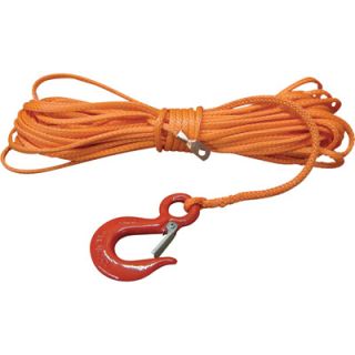 Portable Winch ATV Winch Line with Splice Hooks   3/16in. x 50ft., Model# PCA 