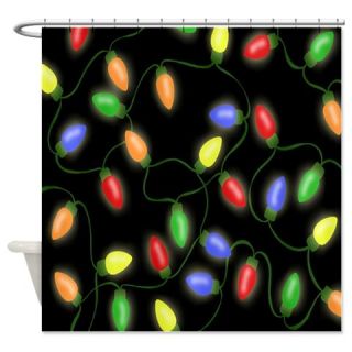  Bright Christmas Lights Shower Curtain  Use code FREECART at Checkout