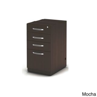 Mayline Aberdeen 20 inch Pencil/box/box/file Pedestal (Cherry, mocha, mapleFinish Thermally fused laminateNumber of drawers Four (4) drawersIntegrated cable management access at top and bottomPedestals feature dual purpose pencil drawers for storing sup