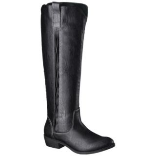 Womens Merona Rena Tall Boot   Black 7 extended calf