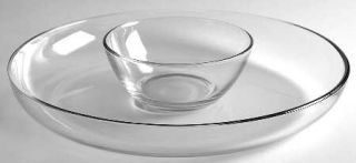Anchor Hocking Presence Clear Chip and Dip Set   Clear, Plain/Smooth, Utilitywar