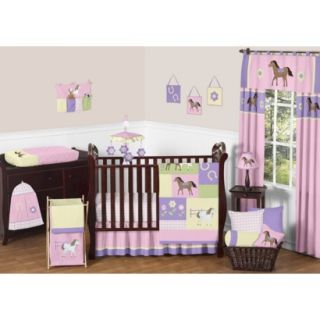 11pc Pony Crib Set