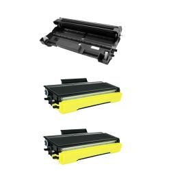 Brother Tn650 Compatible Black Toner Cartridges / Dr620 Compatible Drum Unit (pack Of 3) (Black/ drumMaximum yield 8,000/25,000 pages with 5 percent coverageNon refillableModel 2xTN650+DR620Quantity Pack of two (2) black ink cartridges and one (1) drum