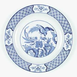 Enoch Wood & Sons Yuan Blue & White (Older, Smooth Edge) Salad Plate, Fine China