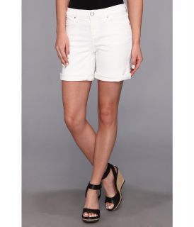 DKNY Jeans Bleeker Boyfriend Rolled Short in White Womens Shorts (White)