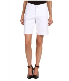 NYDJ Aviva Short Fine Line Twill Womens Shorts (White)