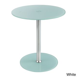 Safco Black Glass Accent Table