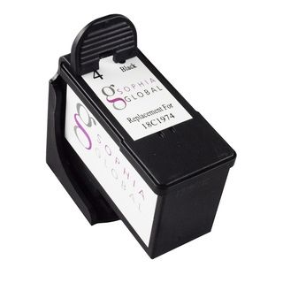 Sophia Global Remanufactured Black Ink Cartridge For Lexmark 4 (BlackPrint yield Up to 175 pagesModel 1eaLex4Pack of One (1) cartridgeWe cannot accept returns on this product.This high quality item has been factory refurbished. Please click on the icon