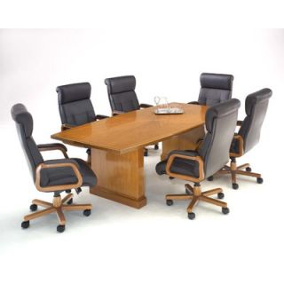 DMi Belmont 10 Boat Shaped Conference Table 7130/7131 97 Finish Executive C