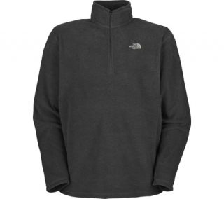 Mens The North Face TKA 100 Microvelour Glacier 1/4 Zip   Graphite Grey Heather