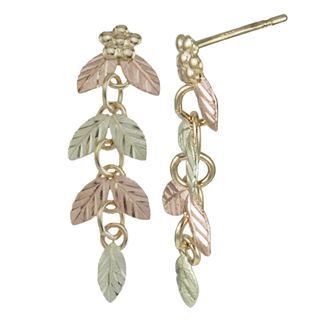 Dangle Black Hills Gold Earrings, Womens