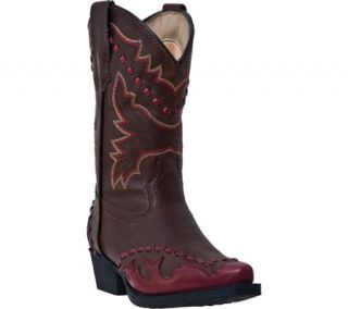 Infants/Toddlers Laredo Little Fever LC2239   Brown/Red PU Boots