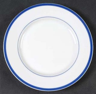 Block China Lisboa Blue Bread & Butter Plate, Fine China Dinnerware   Blue Trim