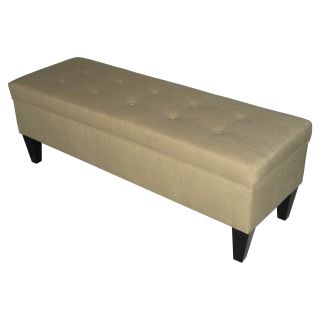 Brooke Tufted Loft Sand Storage Bench