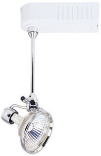 Elco Lighting ET506W Track Lighting, Low Voltage Electronic High Tech Gimbal Track Fixture White