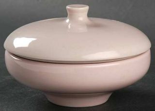 Iroquois Casual Pink Redesign Sugar Bowl & Lid (Fruit/Dessert Bowl), Fine China